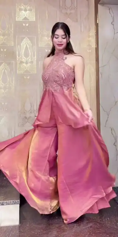 NF 1273 Peach Fendy Silk Salwar Suitwith Embroidery Work & Lace Work. Now at just ₹2449. Delivery 4-6 Working Days. Shop now. | Jump Suits, Salwar suit, Casual Suits, Creative suits, Designer Suits, Palazzo Suits, Party Wear Suits, Patiala Suits, Straight Suits