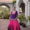 KA 5076 Purple Rayon Embroidery Work & Cowrie Work Lehenga Choli . Grab it for ₹2749. Delivery 4-6 Working Days. Shop now. | Lehenga, Bollywood Lehenga, Creative Lehenga, Designer Lehenga, Embroidered Lehenga, Party Wear Lehenga