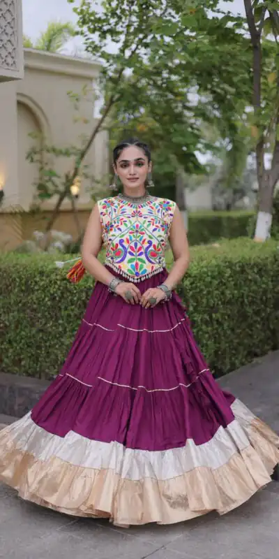 KA 5071 Wine Color Rayon Embroidery Work & Cowrie Work Lehenga Choli . Grab it for ₹2849. Delivery 4-6 Working Days. Shop now. | Lehenga, Bollywood Lehenga, Creative Lehenga, Designer Lehenga, Embroidered Lehenga, Party Wear Lehenga