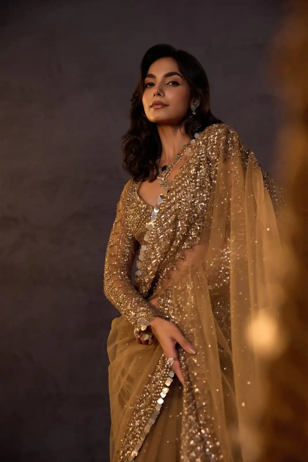 DF 3485 Chiku Butterfly Net Saree Sequence with Work & Zari Work. Introductory Price ₹1999. Delivery 4-6 Working Days. Shop now. | Sarees, Bollywood Sarees, Creative Sarees, Designer Sarees, Embroidered Sarees, Ethnic Saree, Modern Digital sarees, Party Wear Sarees
