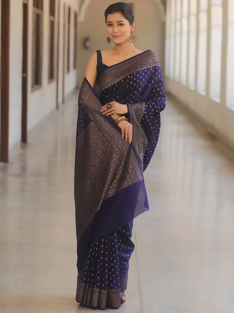KPR 266 Dark Purple Soft Lichi Silk Cloth Saree Perfect for Wedding, Party, Family Gatherings, Sangeet, Ethnic Day – Festive Deal ₹1349. Delivery 4-6 Workin | Sarees, Bollywood Sarees, Creative Sarees, Designer Sarees, Embroidered Sarees, Ethnic Saree, Modern Digital sarees, Party Wear Sarees