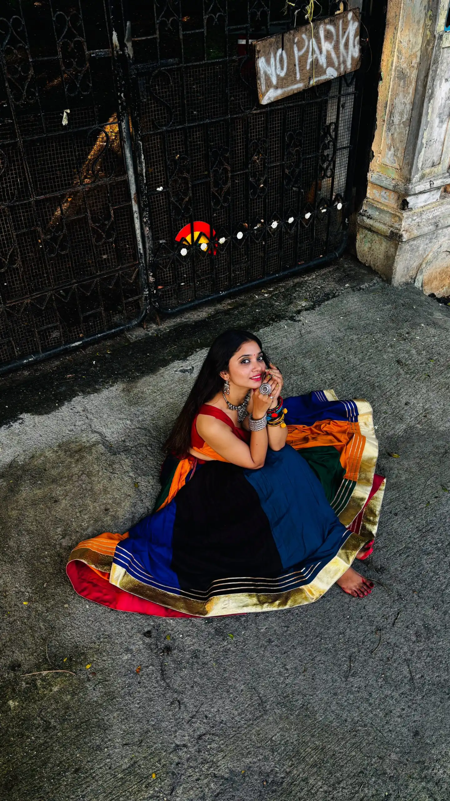 Trendy Multi Rayon Embroider Work Lehenga Choli - Image 2
