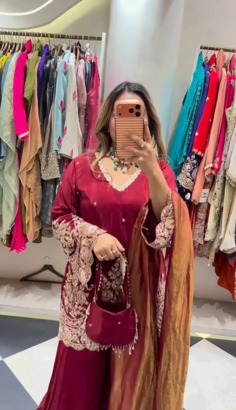 ZSR 3186 Maroon French Crep Silk Salwar Suit Perfect for Wedding, Party, Engagement, Baisakhi, Pongal – . Special Price ₹2249. Delivery 4-6 Working Days | Jump Suits, Salwar suit, Casual Suits, Creative suits, Designer Suits, Palazzo Suits, Party Wear Suits, Patiala Suits, Straight Suits