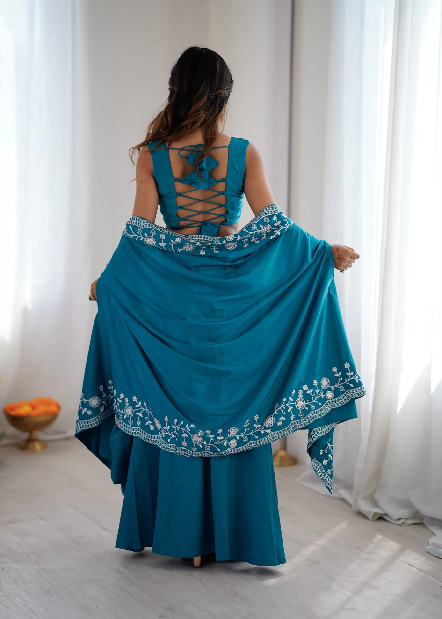 SP 73 Teal French Crep Silk Salwar Suit Perfect for Wedding, Party, Engagement, Baisakhi, Pongal – . Special Price ₹2149. Delivery 4-6 Working Days | Jump Suits, Salwar suit, Casual Suits, Creative suits, Designer Suits, Palazzo Suits, Party Wear Suits, Patiala Suits, Straight Suits
