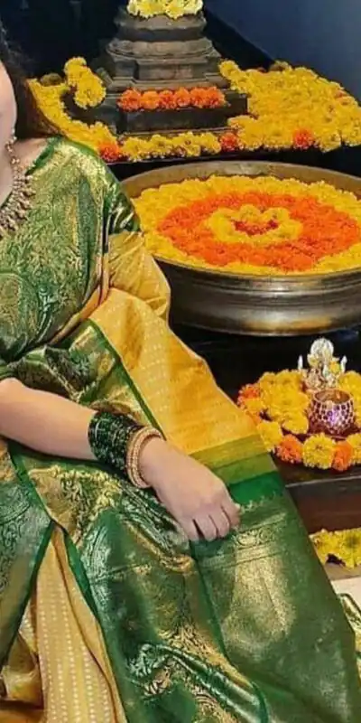KPR 147 Yellow Soft Lichi Silk Saree with Lace Work & Lace Border. Introductory Price ₹1649. Delivery 4-6 Working Days. Shop now. | Sarees, Bollywood Sarees, Creative Sarees, Designer Sarees, Embroidered Sarees, Ethnic Saree, Modern Digital sarees, Party Wear Sarees