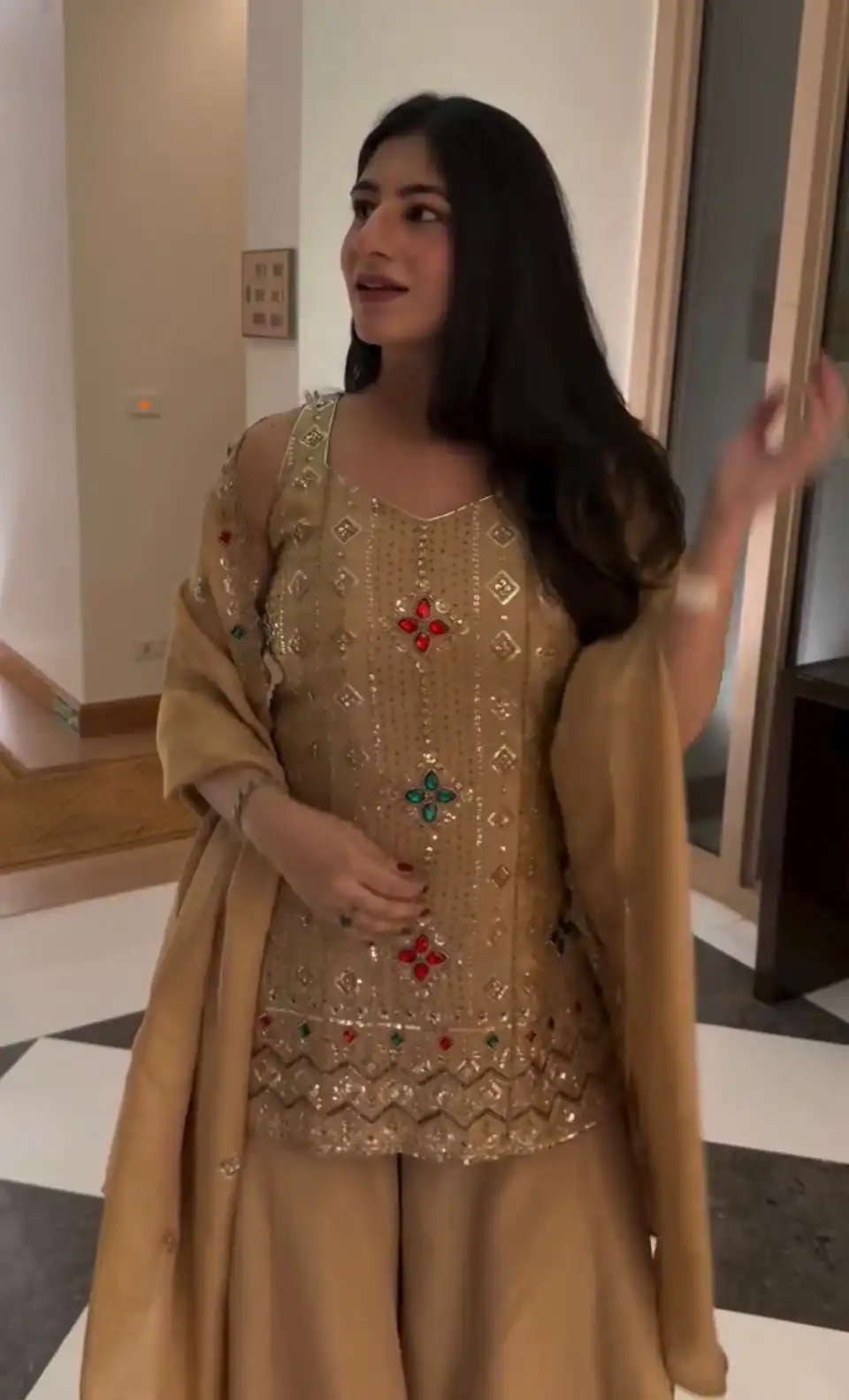 VLM 352 Chiku Color Chinon Silk Embroidery Work Salwar Suit . Get it for ₹2399. Delivery 4-6 Working Days. Online Shop now. | Jump Suits, Salwar suit, Casual Suits, Creative suits, Designer Suits, Palazzo Suits, Party Wear Suits, Patiala Suits, Straight Suits