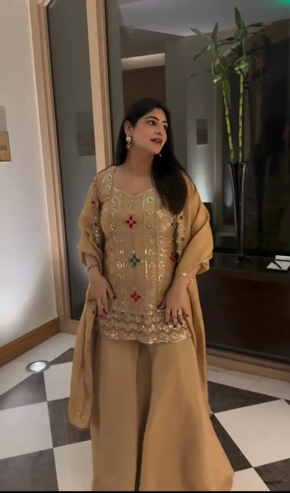 VLM 352 Chiku Color Chinon Silk Embroidery Work Salwar Suit . Get it for ₹2399. Delivery 4-6 Working Days. Online Shop now. | Jump Suits, Salwar suit, Casual Suits, Creative suits, Designer Suits, Palazzo Suits, Party Wear Suits, Patiala Suits, Straight Suits