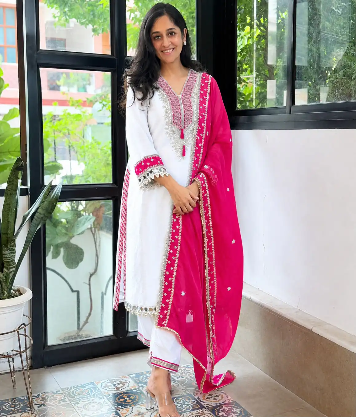 ZSR 3190 White Color Chinon Silk Embroidery Work Salwar Suit . Get it for ₹2349. Delivery 4-6 Working Days. Online Shop now. | Jump Suits, Salwar suit, Casual Suits, Creative suits, Designer Suits, Palazzo Suits, Party Wear Suits, Patiala Suits, Straight Suits