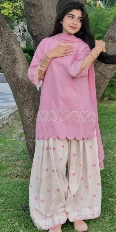 NF 1298 Pink Roman Silk Salwar Suit with Sequins Work & Embroidery Work. Available at ₹2399 only. Delivery 4-6 Working Days. Shop now. | Jump Suits, Salwar suit, Casual Suits, Creative suits, Designer Suits, Palazzo Suits, Party Wear Suits, Patiala Suits, Straight Suits