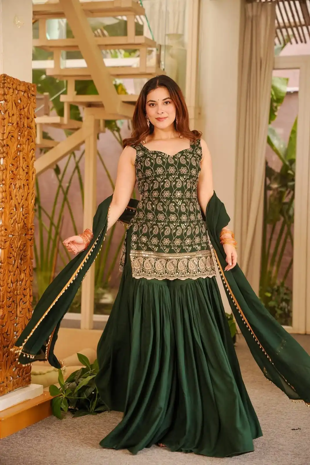 ST 1192 Green Faux Georgette Salwar Suit with Embroidery Work. Available at ₹2349 only. Delivery 4-6 Working Days. Shop now. | Jump Suits, Tops & Bottoms, Track Suits, Salwar suit, Casual Suits, Creative suits, Designer Suits, Palazzo Suits, Party Wear Suits, Patiala Suits, Straight Suits, Trendy Wear