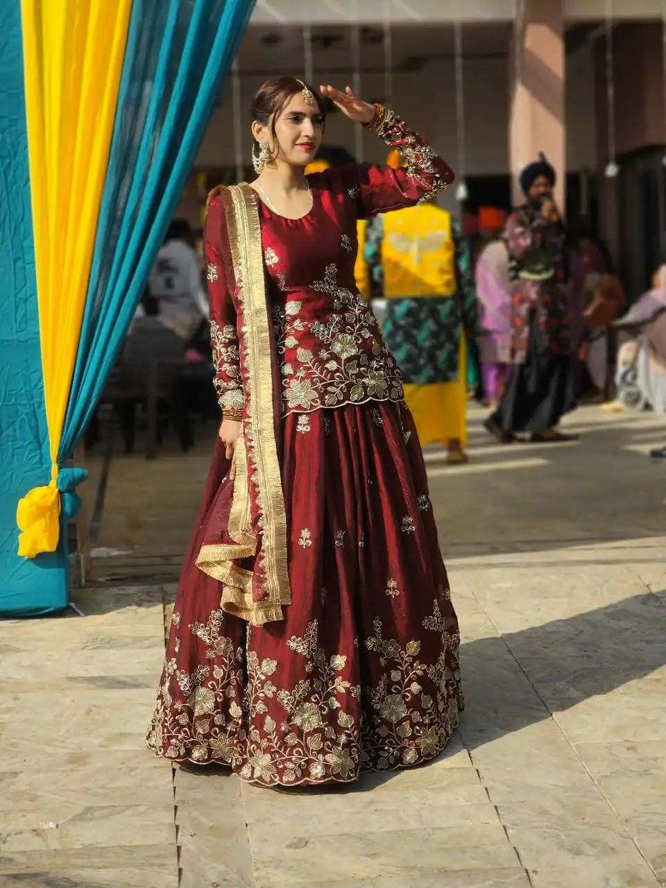 BT 5049 Maroon in Color Fendy Silk Designer Work Salwar Suit . Introductory Price ₹2849. Delivery 4-6 Working Days. Shop now. | Jump Suits, Salwar suit, Casual Suits, Creative suits, Designer Suits, Palazzo Suits, Party Wear Suits, Patiala Suits, Straight Suits