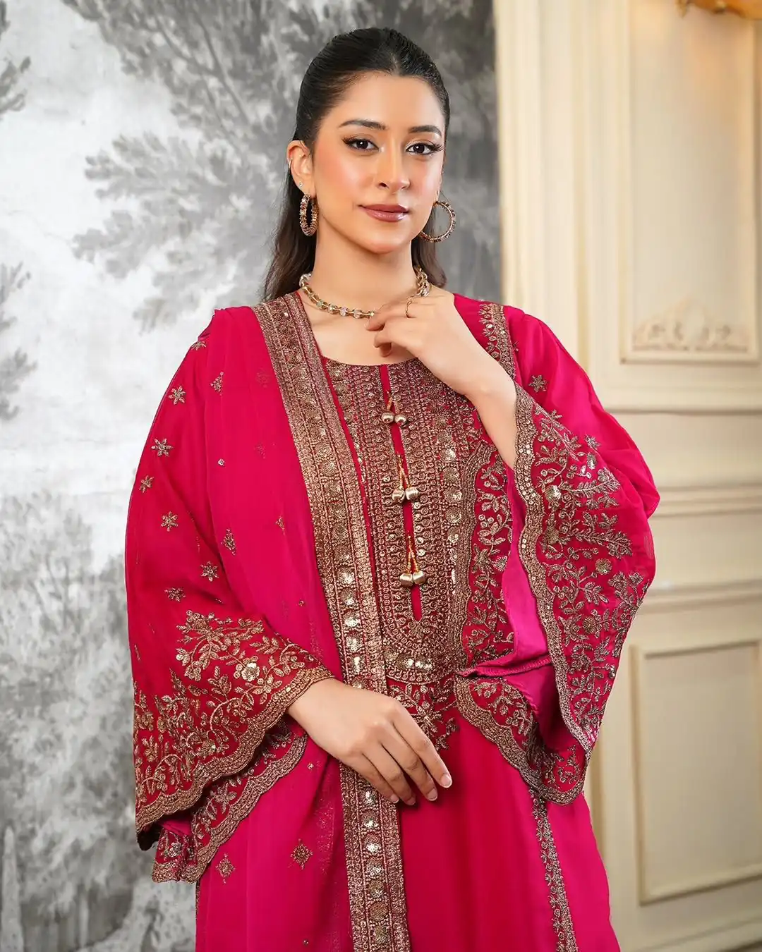 NSR 890 Red Fendy Silk Salwar Suitwith Embroidery Work & Lace Work. Now at just ₹2399. Delivery 4-6 Working Days. Shop now. | Jump Suits, Salwar suit, Casual Suits, Creative suits, Designer Suits, Palazzo Suits, Party Wear Suits, Patiala Suits, Straight Suits