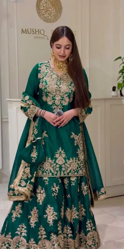 MT 1079 Teal Natural Silk Salwar Suit with Sequins Work & Embroidery Work. Special Price ₹2449. Delivery 4-6 Working Days. Shop now. | Jump Suits, Salwar suit, Casual Suits, Creative suits, Designer Suits, Palazzo Suits, Party Wear Suits, Patiala Suits, Straight Suits