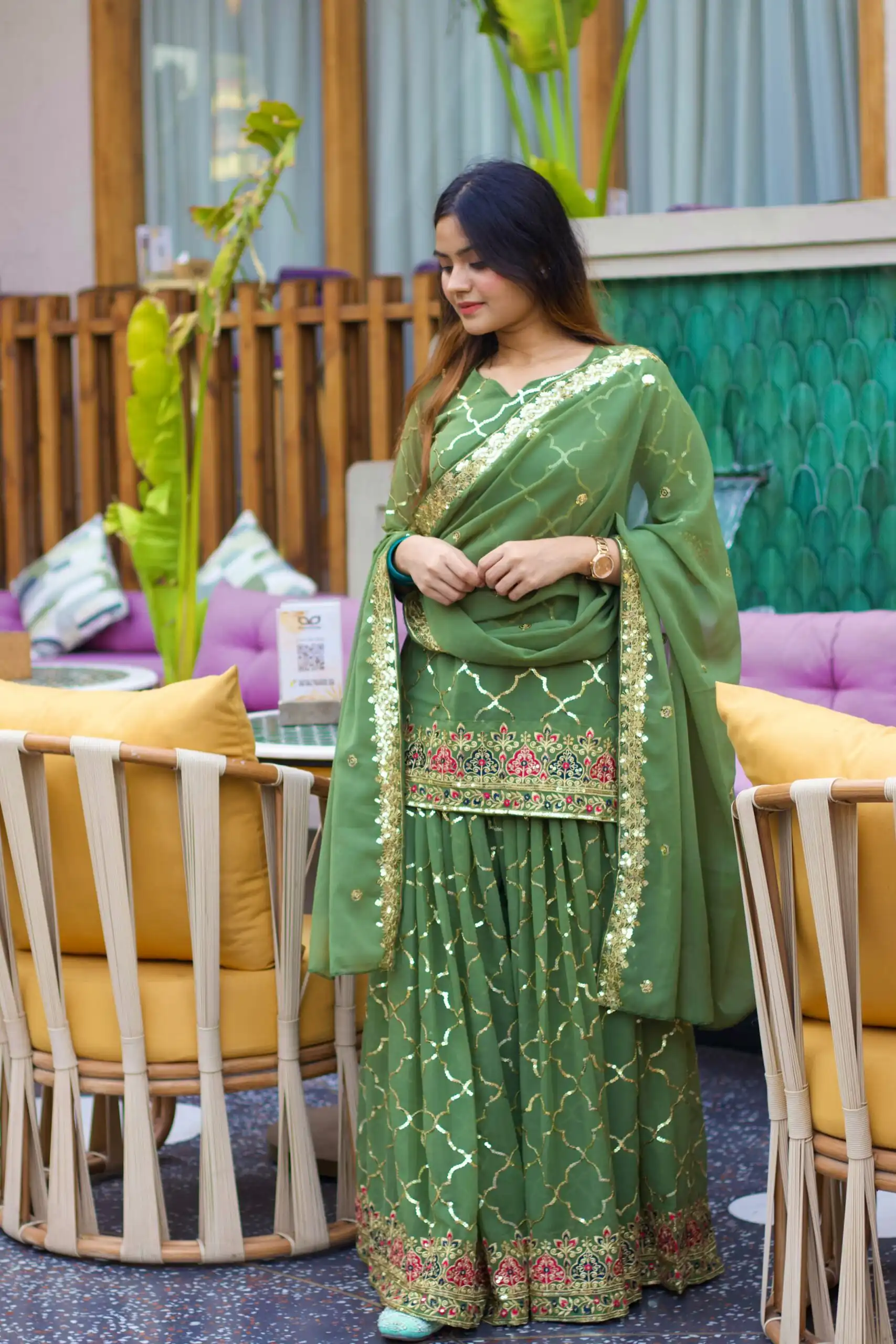 ND 5017 Pista Color Chinon Silk Salwar Suit with Embroidery Work. Online Get it for ₹2319. Delivery 4-6 Working Days. Shop now. | Jump Suits, Salwar suit, Casual Suits, Creative suits, Designer Suits, Palazzo Suits, Party Wear Suits, Patiala Suits, Straight Suits