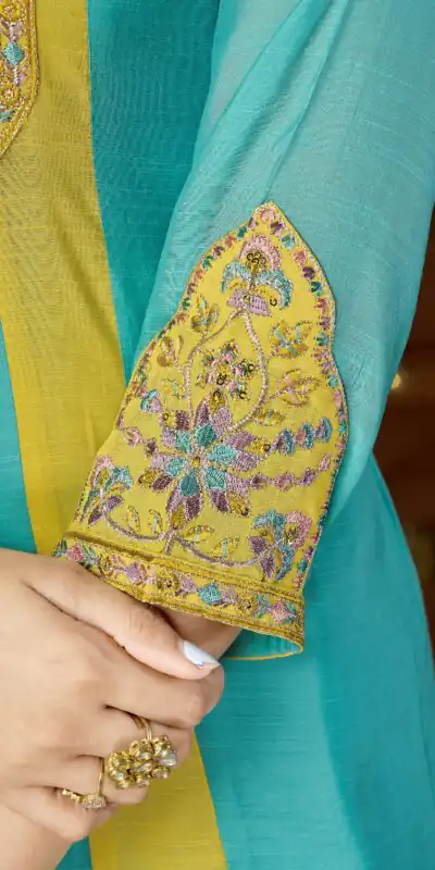DIVA 183 Blue Brown Mal Chanderi Salwar Suit Perfect for Wedding, Party, Baisakhi, Housewarming, Sangeet – Introductory Price ₹2799. Delivery 4-6 Working D | Jump Suits, Salwar suit, Casual Suits, Creative suits, Designer Suits, Palazzo Suits, Party Wear Suits, Patiala Suits, Straight Suits