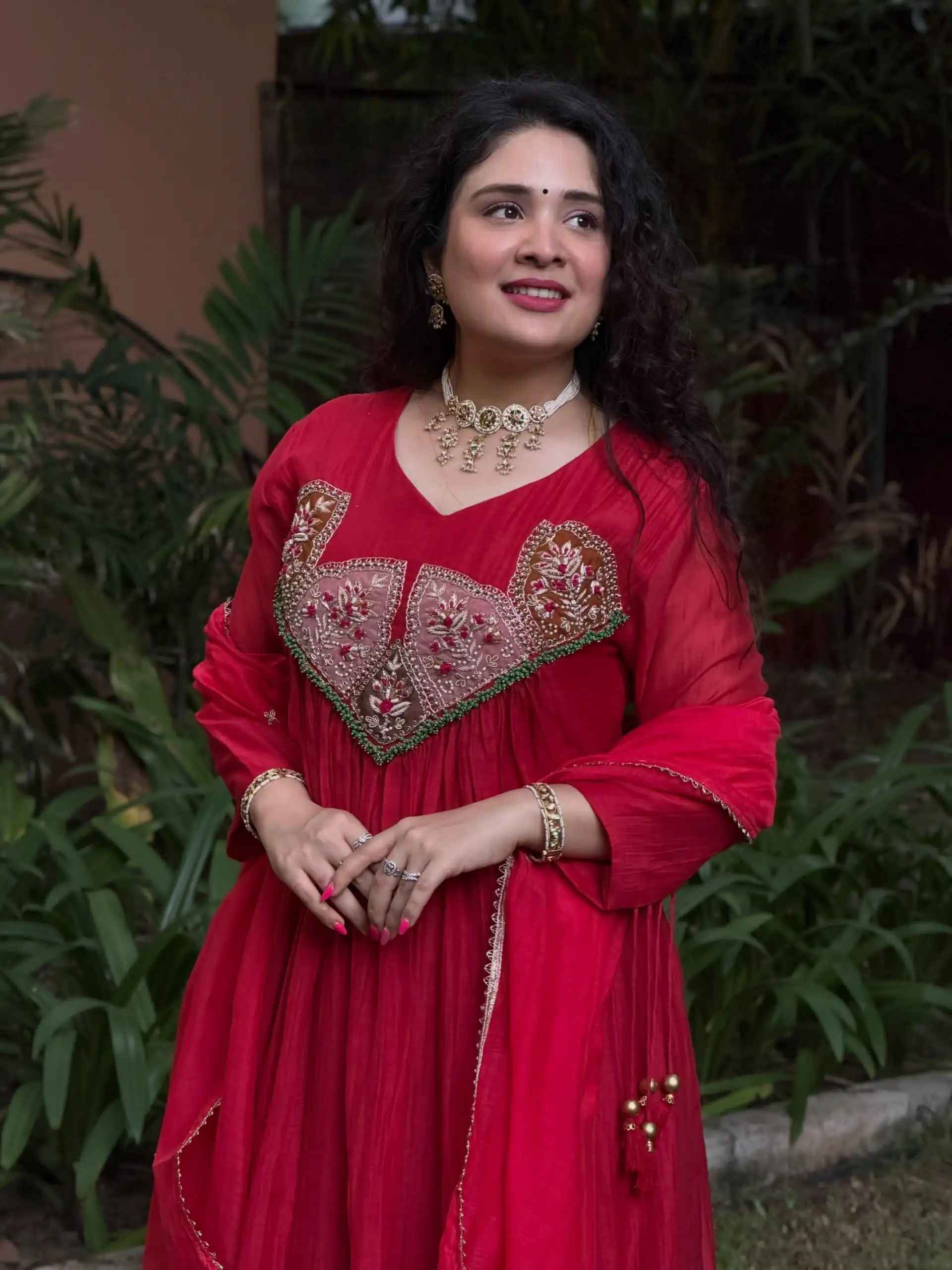 WW 1288 Red Mal Chanderi Salwar Suit Perfect for Wedding, Party, Baisakhi, Housewarming, Sangeet – Introductory Price ₹2399. Delivery 4-6 Working D | Jump Suits, Salwar suit, Casual Suits, Creative suits, Designer Suits, Palazzo Suits, Party Wear Suits, Patiala Suits, Straight Suits