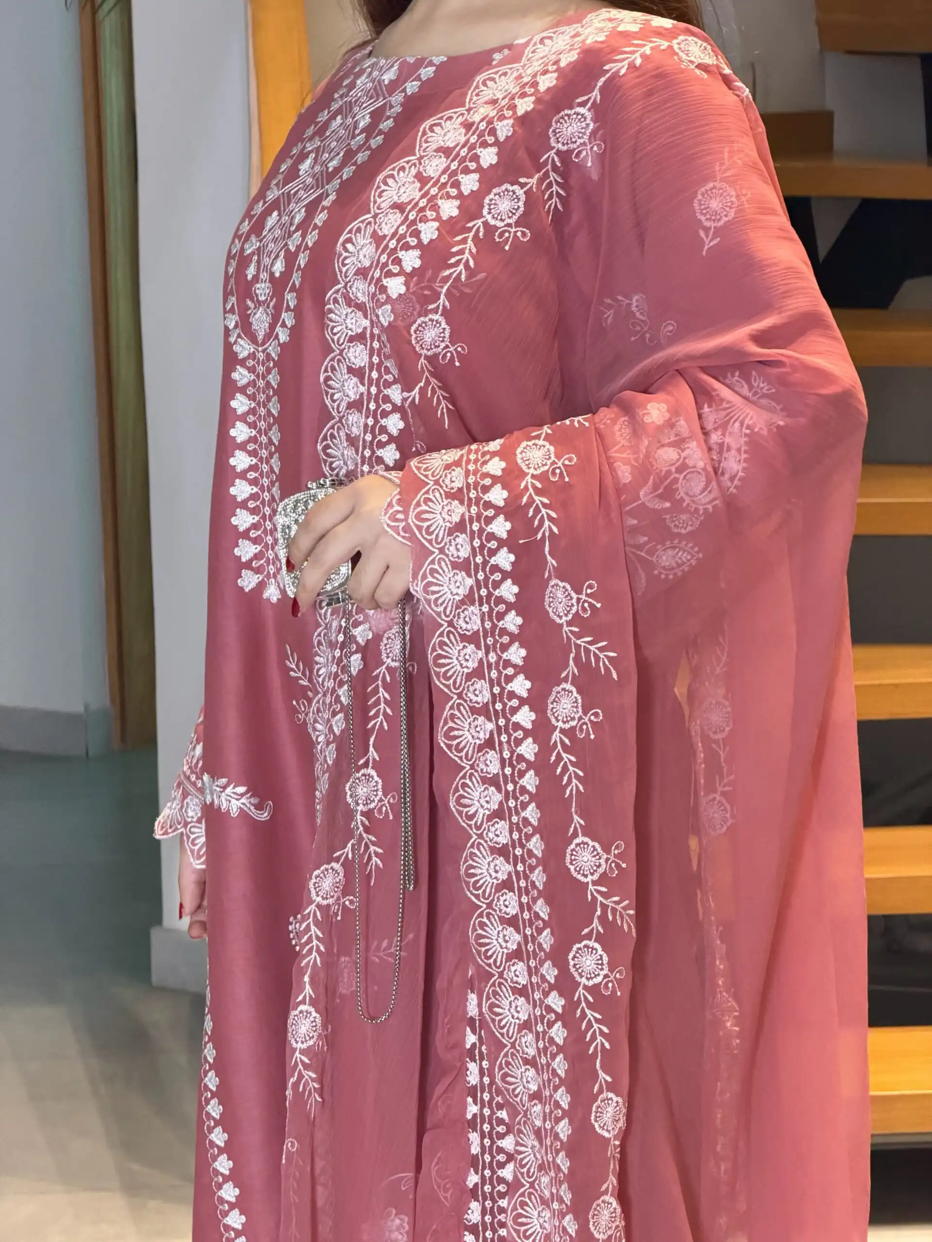 LG 2151 Peach Mul Chanderi Salwar Suit with Embroidery Work & Sequins Work. Festive Deal ₹2399. Delivery 4-6 Working Days. Shop nowp | Jump Suits, Salwar suit, Casual Suits, Creative suits, Designer Suits, Palazzo Suits, Party Wear Suits, Patiala Suits, Straight Suits