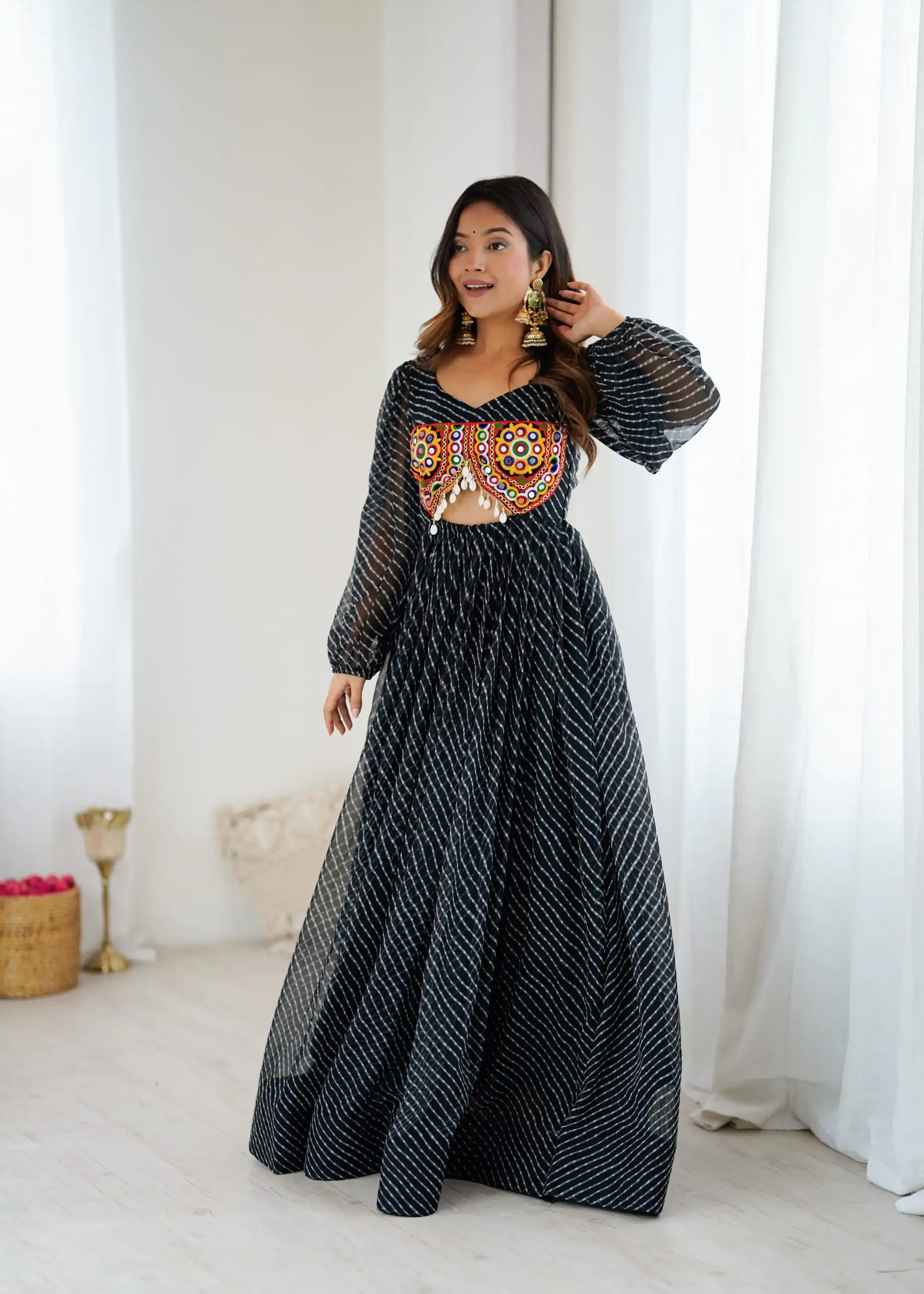 SP 40 Black Georgette Digital Print Work Gown for Wedding, Party, Cultural Events, Traditional Day, Pooja . Grab it for ₹1799. Delivery 4-6 Working Day | Gowns, Bollywood Gowns, Creative Gowns, Designer Gowns, Embroidered Gowns, Party Wear Gowns