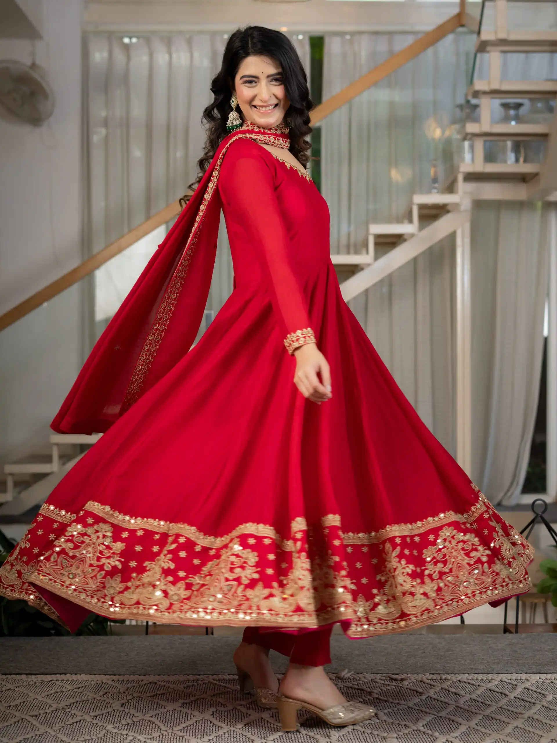 ND 5080 Red Rangoli Silk Perfect for Wedding, Party, Holi, Pooja, Anniversary – Salwar Suit. Get it for ₹2849. Delivery 4-6 Working Days. Shop now. | Jump Suits, Salwar suit, Casual Suits, Creative suits, Designer Suits, Palazzo Suits, Party Wear Suits, Patiala Suits, Straight Suits