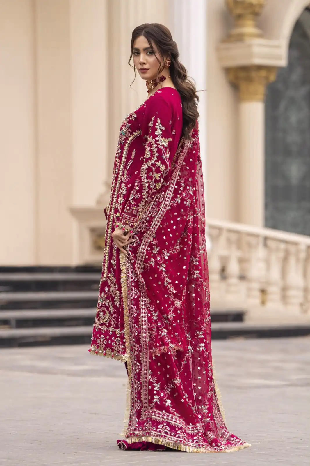 SRK 5333 Maroon Faux Georgette Salwar Suit with Mirror Work & Embroidery Work. Get it for ₹2799. Delivery 4-6 Working Days. Shop now. | Jump Suits, Salwar suit, Casual Suits, Creative suits, Designer Suits, Palazzo Suits, Party Wear Suits, Patiala Suits, Straight Suits