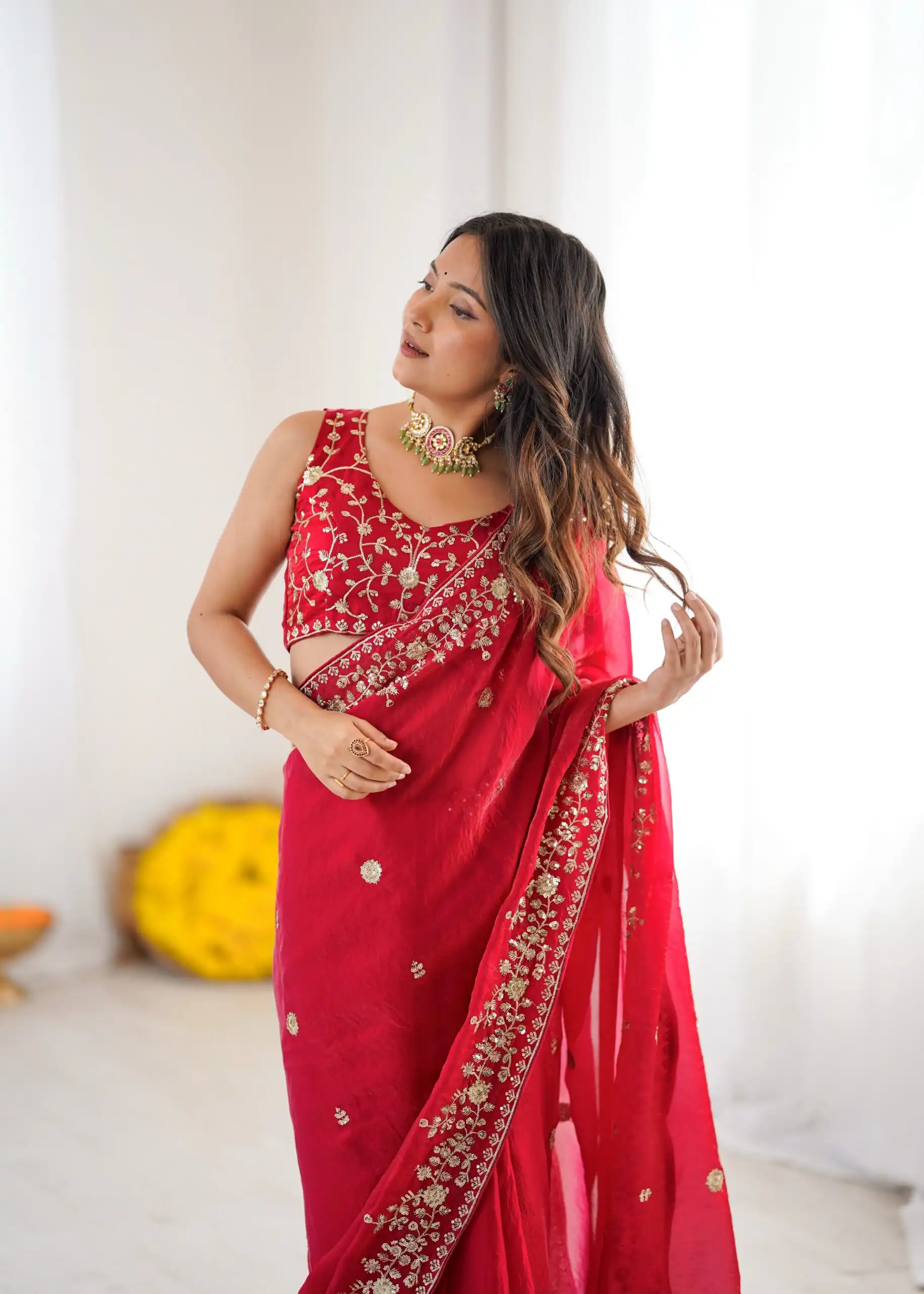 SP 89 Pink Color Fendy Silk Saree With Sequins Work. Wedding, Party, Festive, Events Get it for ₹1799. Delivery 4-6 Working Days. Online Best Shop now. | Sarees, Bollywood Sarees, Creative Sarees, Designer Sarees, Embroidered Sarees, Ethnic Saree, Modern Digital sarees, Party Wear Sarees