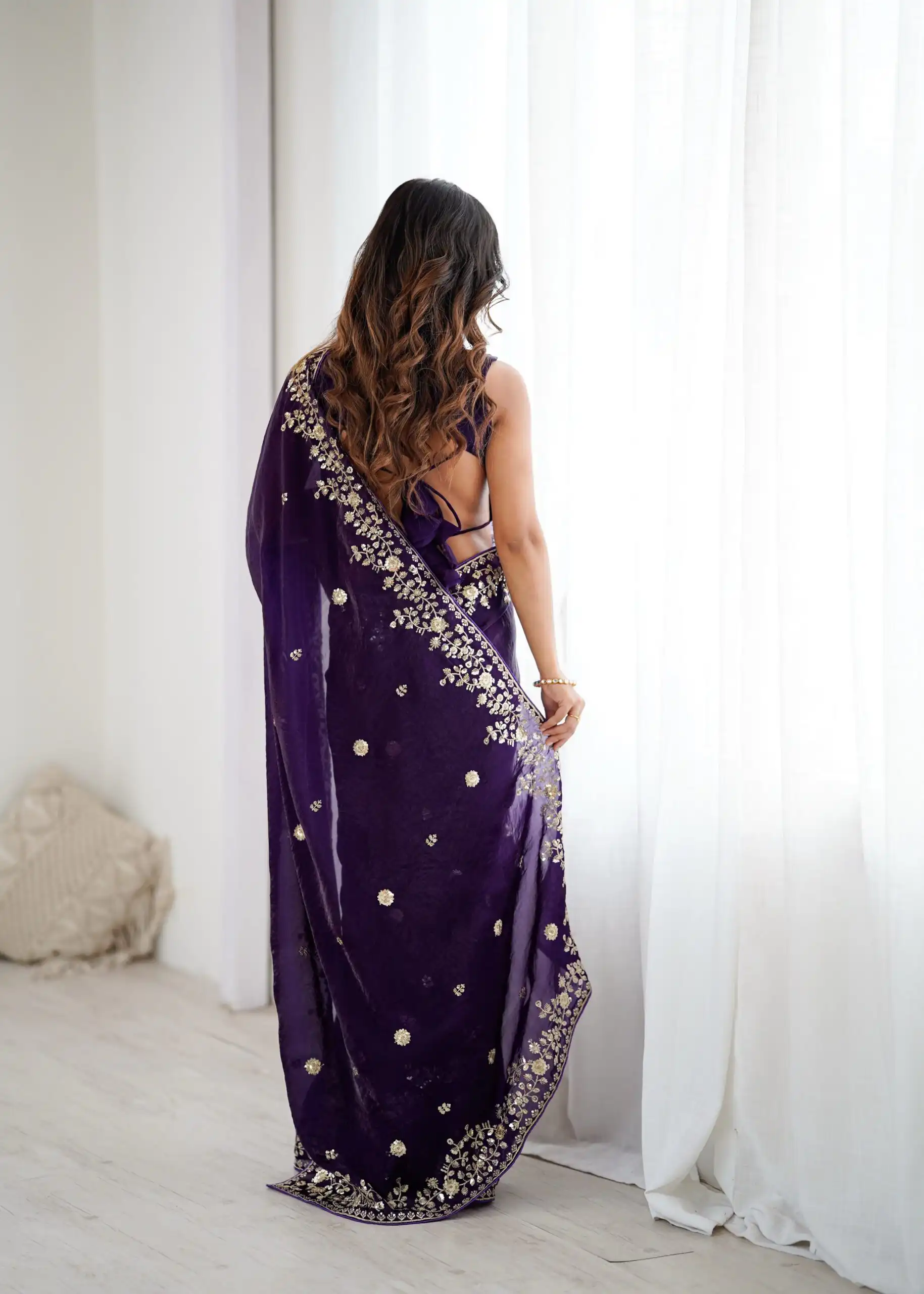 SP 89 Purple Color Fendy Silk Saree With Sequins Work. Wedding, Party, Festive, Events Get it for ₹1799. Delivery 4-6 Working Days. Online Best Shop now. | Sarees, Bollywood Sarees, Creative Sarees, Designer Sarees, Embroidered Sarees, Ethnic Saree, Modern Digital sarees, Party Wear Sarees