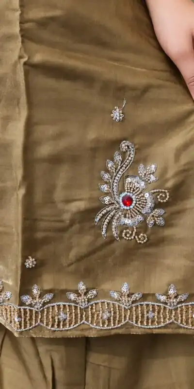 DIVA 188 Brown Glass Silk Salwar Suit Perfect for Wedding, Party, Durga Puja, Haldi, Makar Sankranti –Available at ₹2799 only. Delivery 4-6 Working Days | Jump Suits, Salwar suit, Casual Suits, Creative suits, Designer Suits, Palazzo Suits, Party Wear Suits, Patiala Suits, Straight Suits