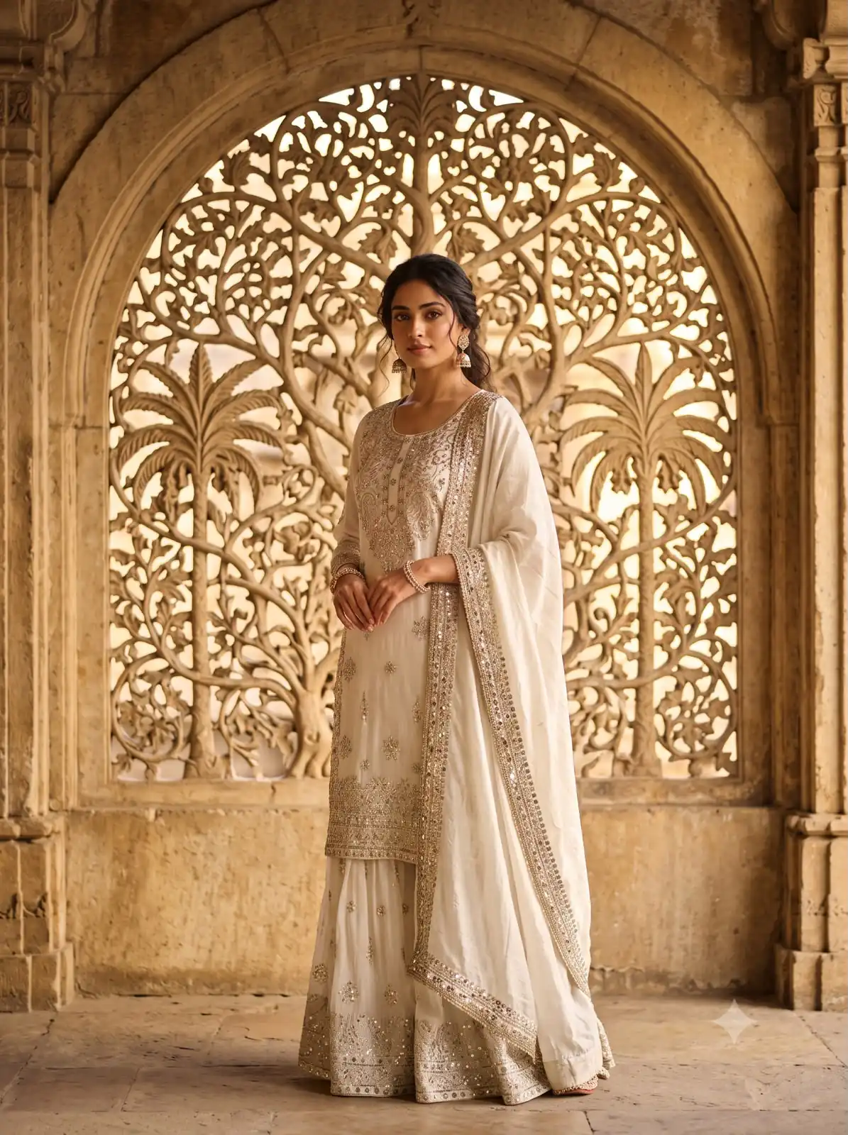 WW 1243 White NC Zimmy Silk Salwar Suit Perfect for Wedding, Party, Baby Shower, Festival Celebrations, Pongal – . Grab it for ₹2449. Delivery 4-6 Worki | Jump Suits, Salwar suit, Casual Suits, Creative suits, Designer Suits, Palazzo Suits, Party Wear Suits, Patiala Suits, Straight Suits