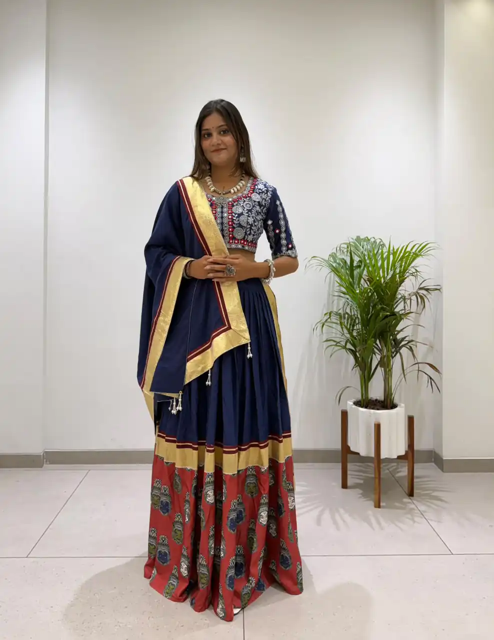 BE 507 Navy Blue Color Rayon Embroidery Work & Cowrie Work Lehenga Choli . Grab it for ₹1999. Delivery 4-6 Working Days. Shop now. | Lehenga, Bollywood Lehenga, Creative Lehenga, Designer Lehenga, Embroidered Lehenga, Party Wear Lehenga