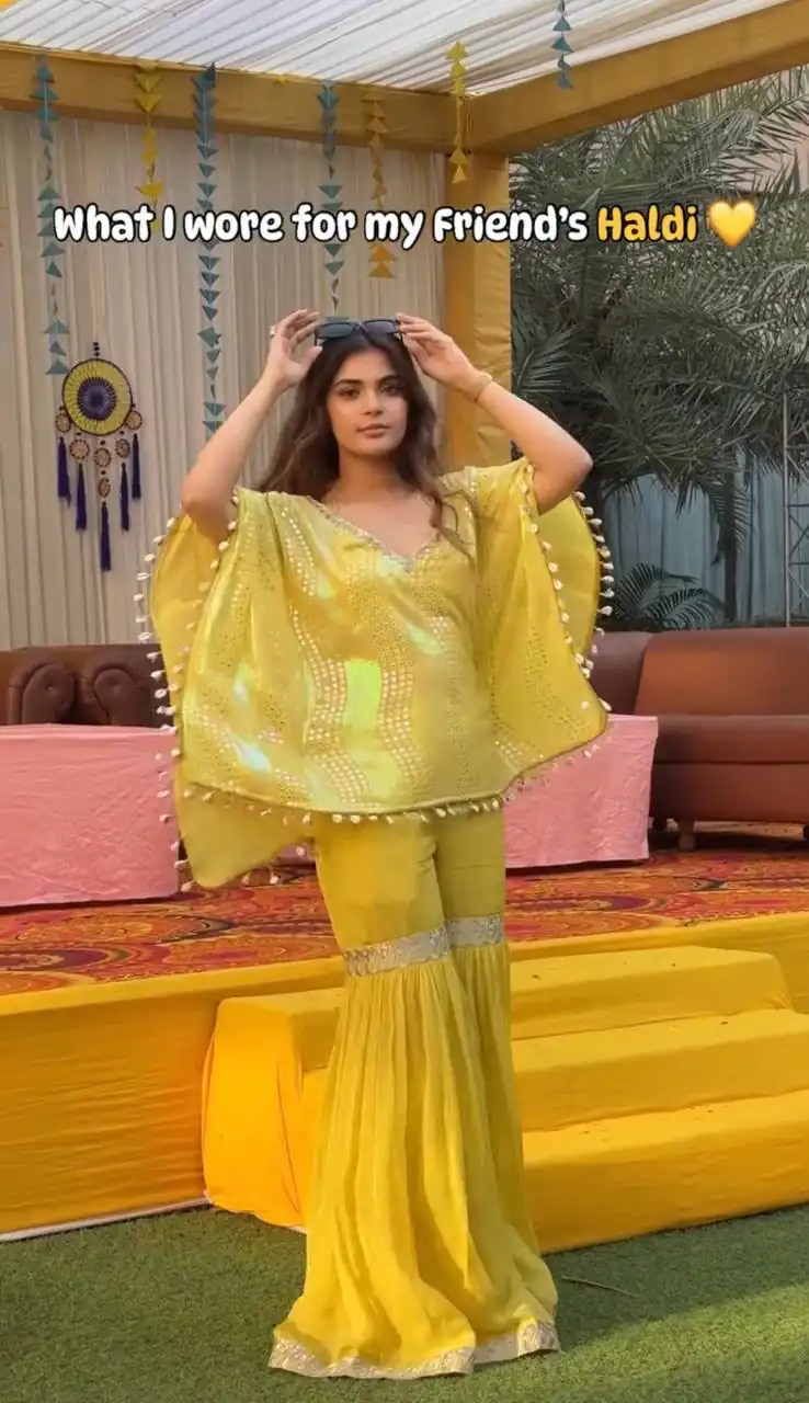 ST 205 Yellow Faux Georgette Salwar Suit with Embroidery Work. Available at ₹2199 only. Delivery 4-6 Working Days. Shop now. | Jump Suits, Salwar suit, Casual Suits, Creative suits, Designer Suits, Palazzo Suits, Party Wear Suits, Patiala Suits, Straight Suits