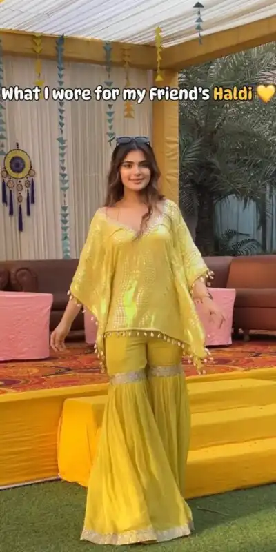 ST 205 Yellow Faux Georgette Salwar Suit with Embroidery Work. Available at ₹2199 only. Delivery 4-6 Working Days. Shop now. | Jump Suits, Salwar suit, Casual Suits, Creative suits, Designer Suits, Palazzo Suits, Party Wear Suits, Patiala Suits, Straight Suits